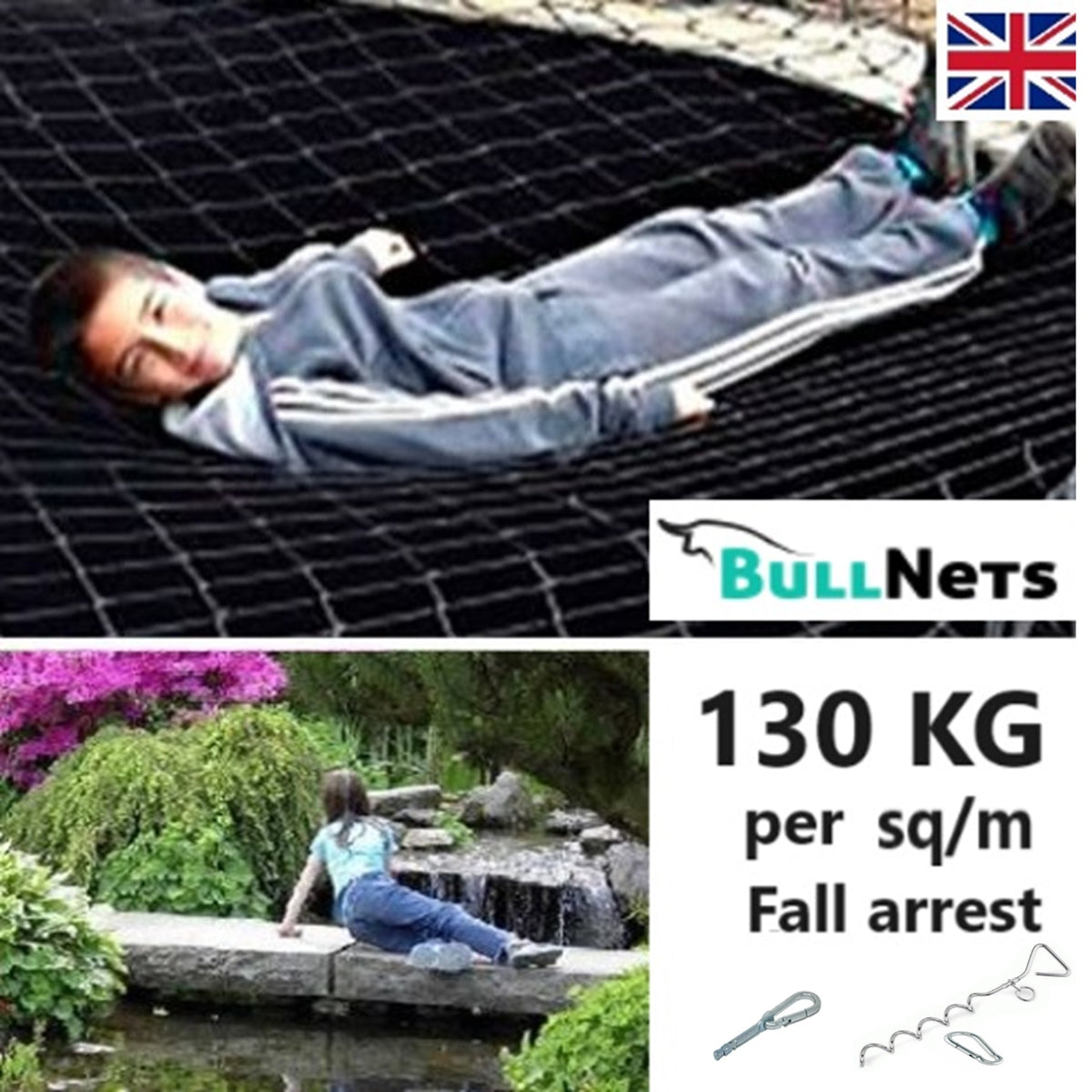 Pond Safety Nets, Covers and Child Safety Netting Bull Nets