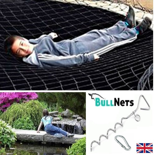 Pond Safety Net KIT WITH SOFT GROUND FIXINGS