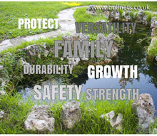 Load image into Gallery viewer, Pond Safety Net KIT WITH SOFT GROUND FIXINGS