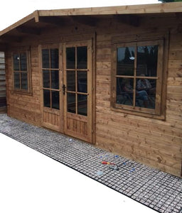IBRAN-X Eco Grids for Shed Bases, Greenhouse Bases, Log Cabins, Summerhouses, etc